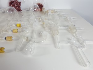 Thumbnail image of Job Lot Lab Glassware Glass Condensing Apparatus, Condensers, Dropping Funnels