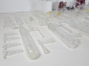 Thumbnail image of Job Lot Lab Glassware Glass Condensing Apparatus, Condensers, Dropping Funnels