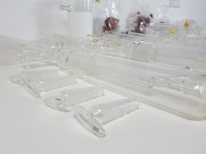 Thumbnail image of Job Lot Lab Glassware Glass Condensing Apparatus, Condensers, Dropping Funnels
