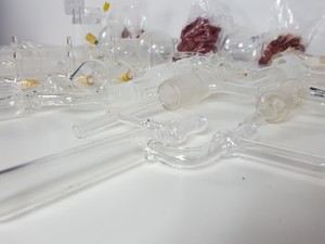 Thumbnail image of Job Lot Lab Glassware Glass Condensing Apparatus, Condensers, Dropping Funnels