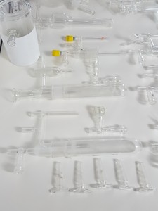 Thumbnail image of Job Lot Lab Glassware Glass Condensing Apparatus, Condensers, Dropping Funnels