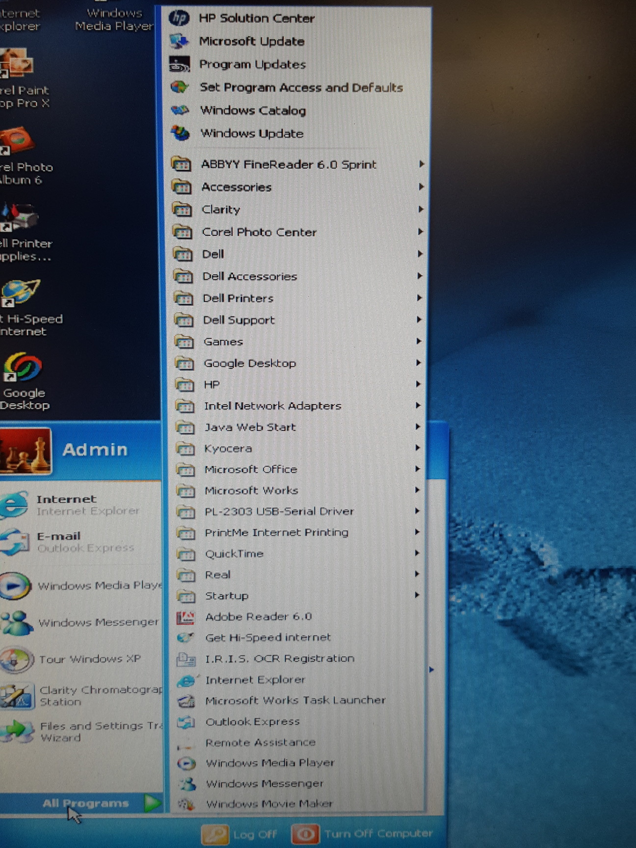 Image of Dell Dimension 3100 PC Clarity Software Lab Cambridge Scientific CSI 200 GC Lab