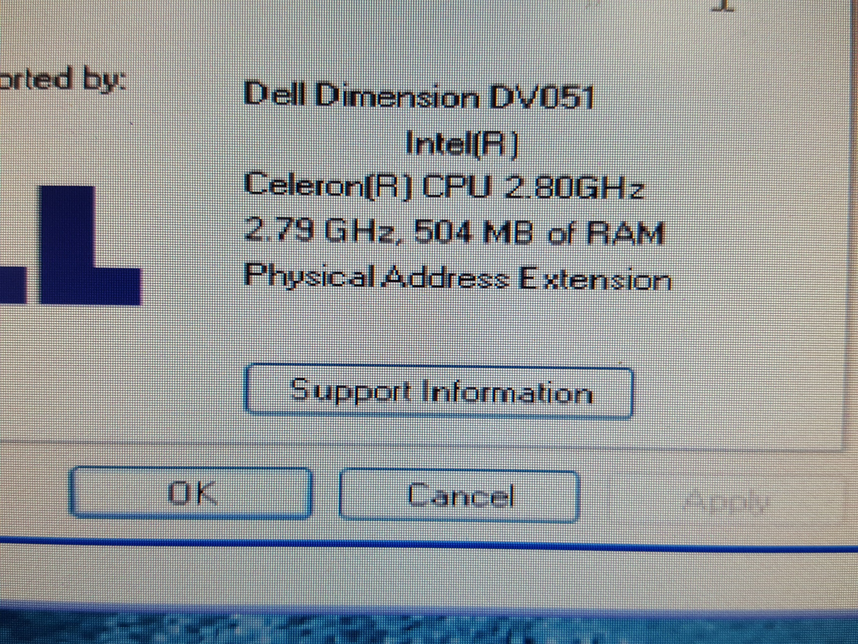 Image of Dell Dimension 3100 PC Clarity Software Lab Cambridge Scientific CSI 200 GC Lab