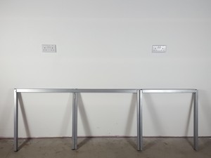 Thumbnail image of Foldable Table / Desk Steel Frame Collapsible Wooden Topped Function Event Hall