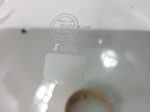 Thumbnail image of Quickfit 5 Litre 5000ml Three-Vertical Neck Round Bottom Glass Flask Lab