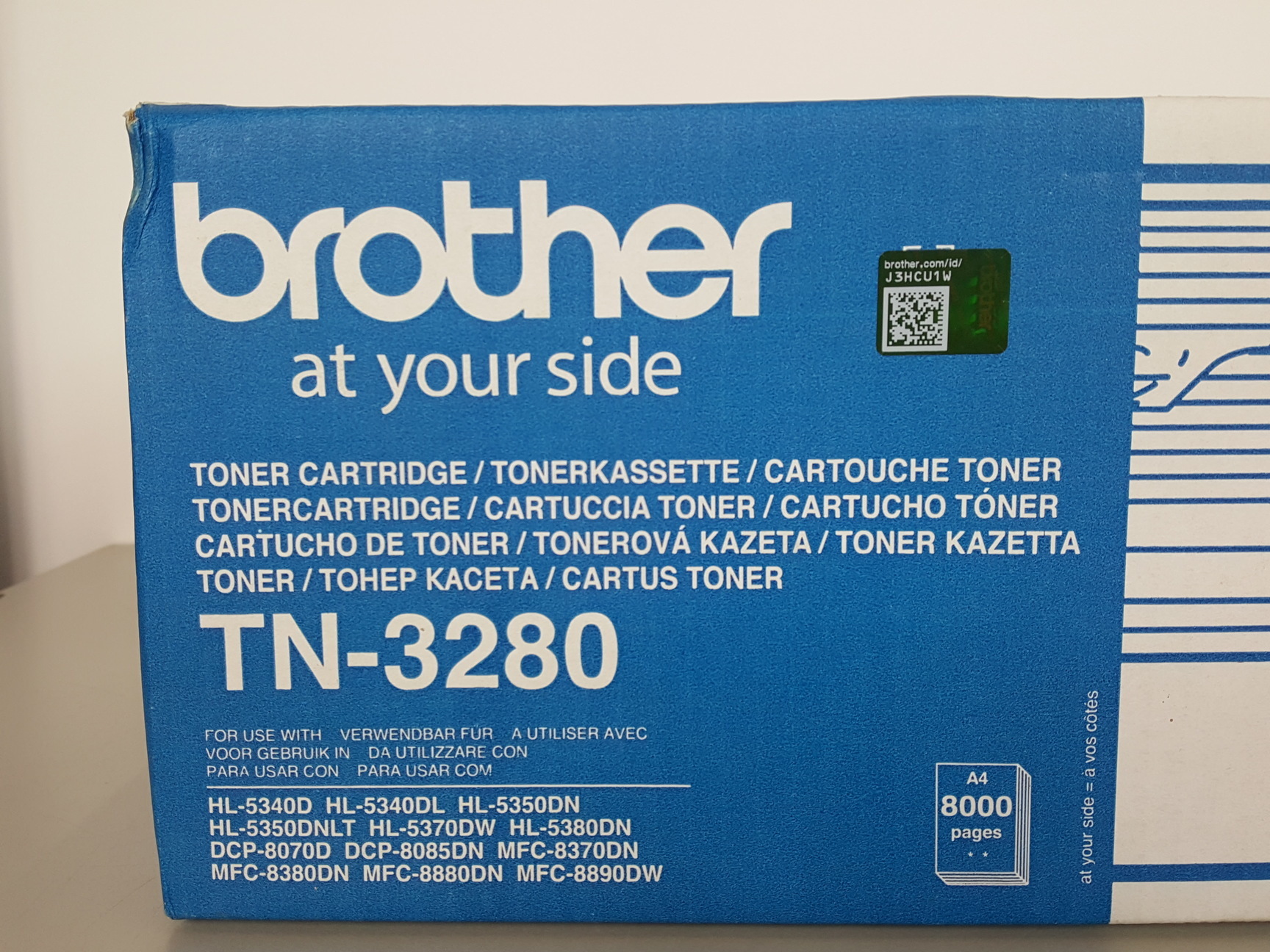 Image of Brother TN-3280 Black High Capacity Toner Cartridge Printer Ink