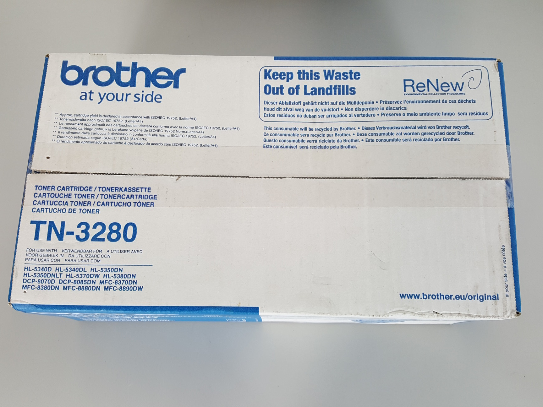 Image of Brother TN-3280 Black High Capacity Toner Cartridge Printer Ink