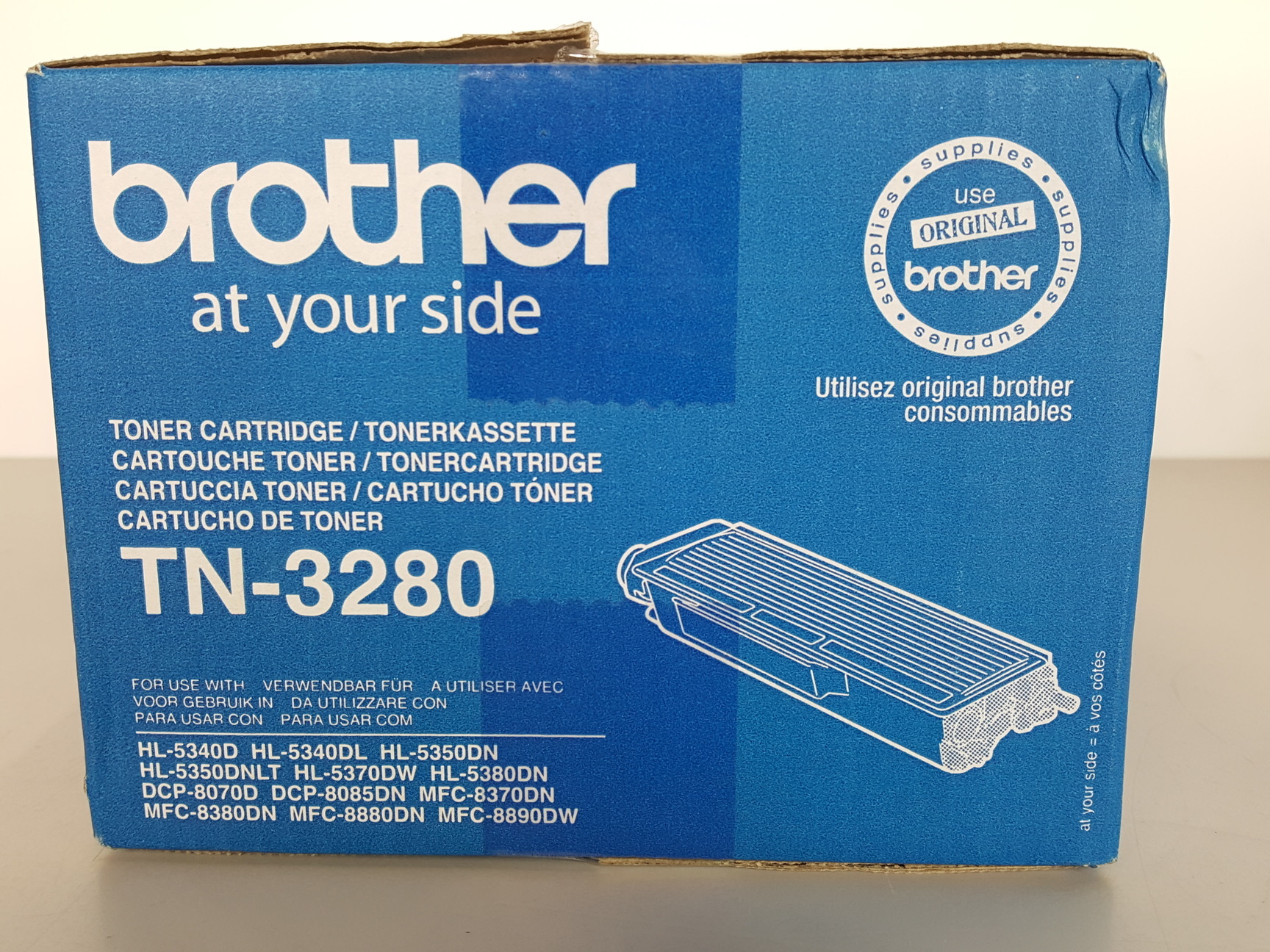 Image of Brother TN-3280 Black High Capacity Toner Cartridge Printer Ink