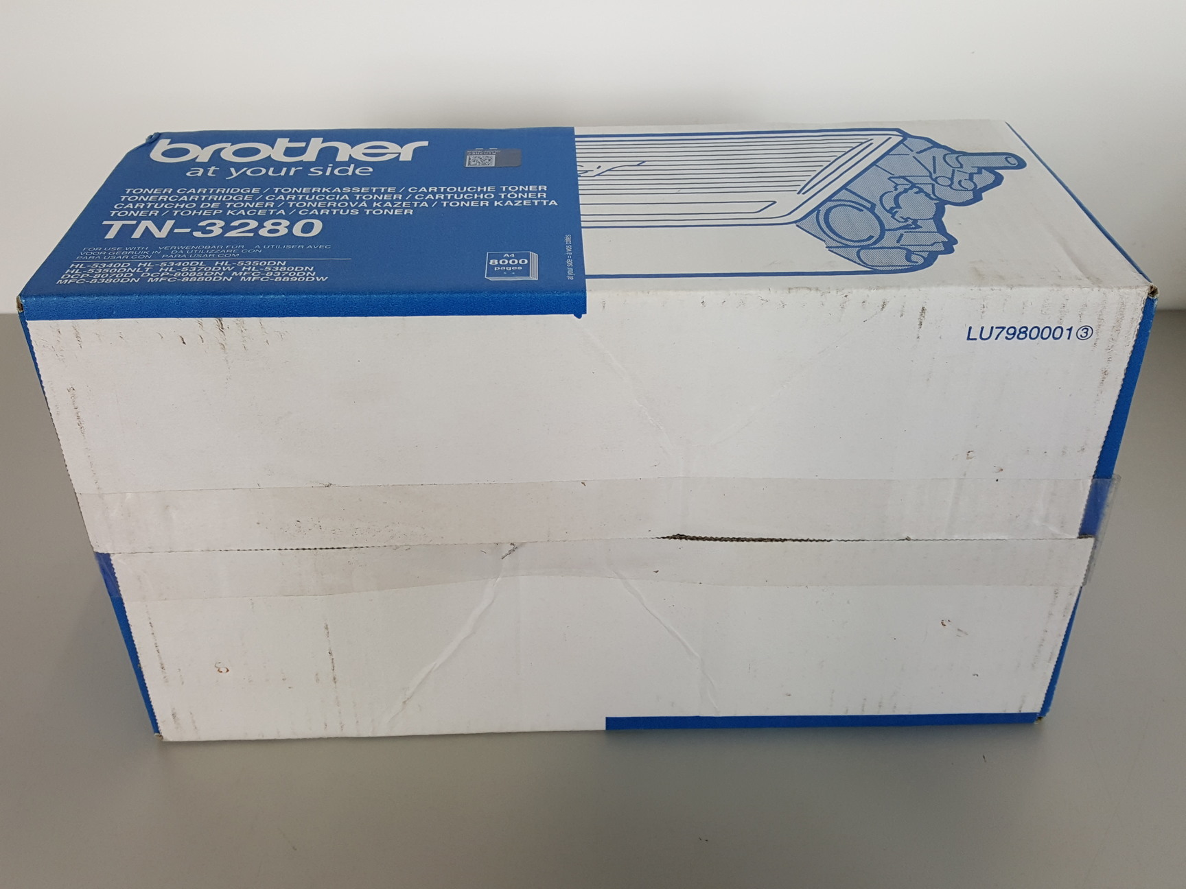 Image of Brother TN-3280 Black High Capacity Toner Cartridge Printer Ink