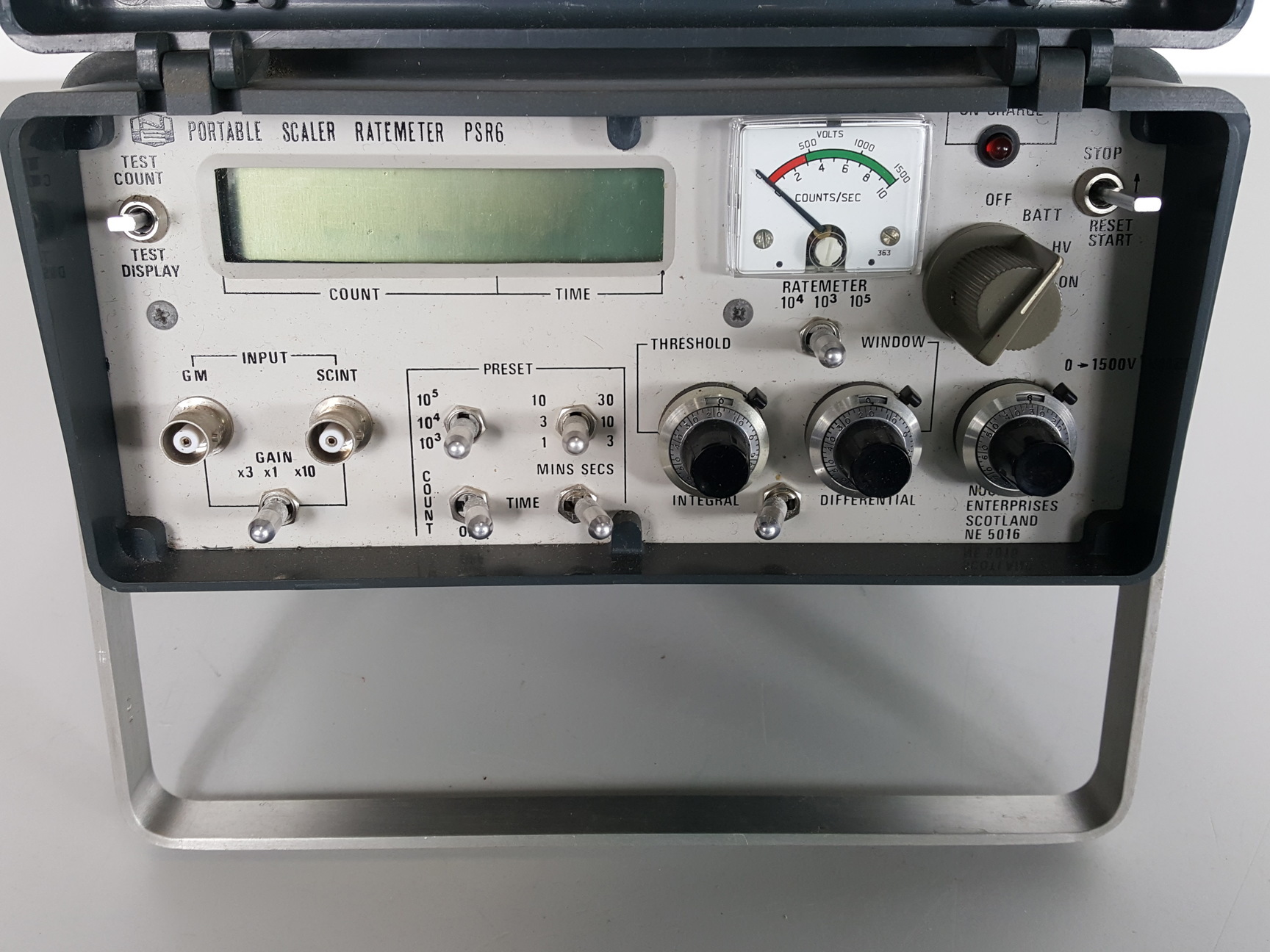 Image of Nuclear Enterprises Portable Scaler Ratemeter Model - PSR6 Lab Spares / Repairs