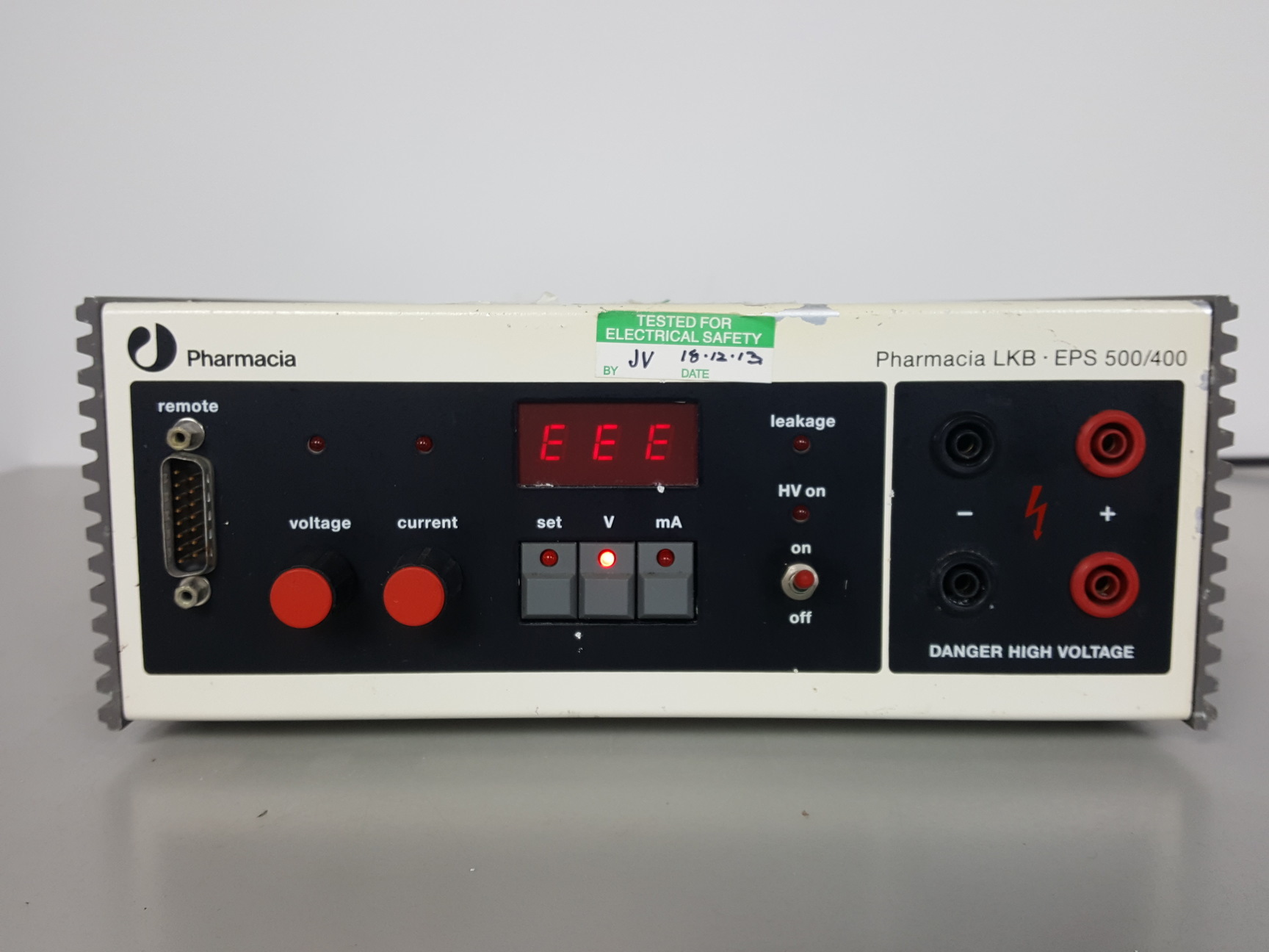 Image of Pharmacia LKB EPS 500/400 Electrophoresis Power Supply Lab Spares or Repairs