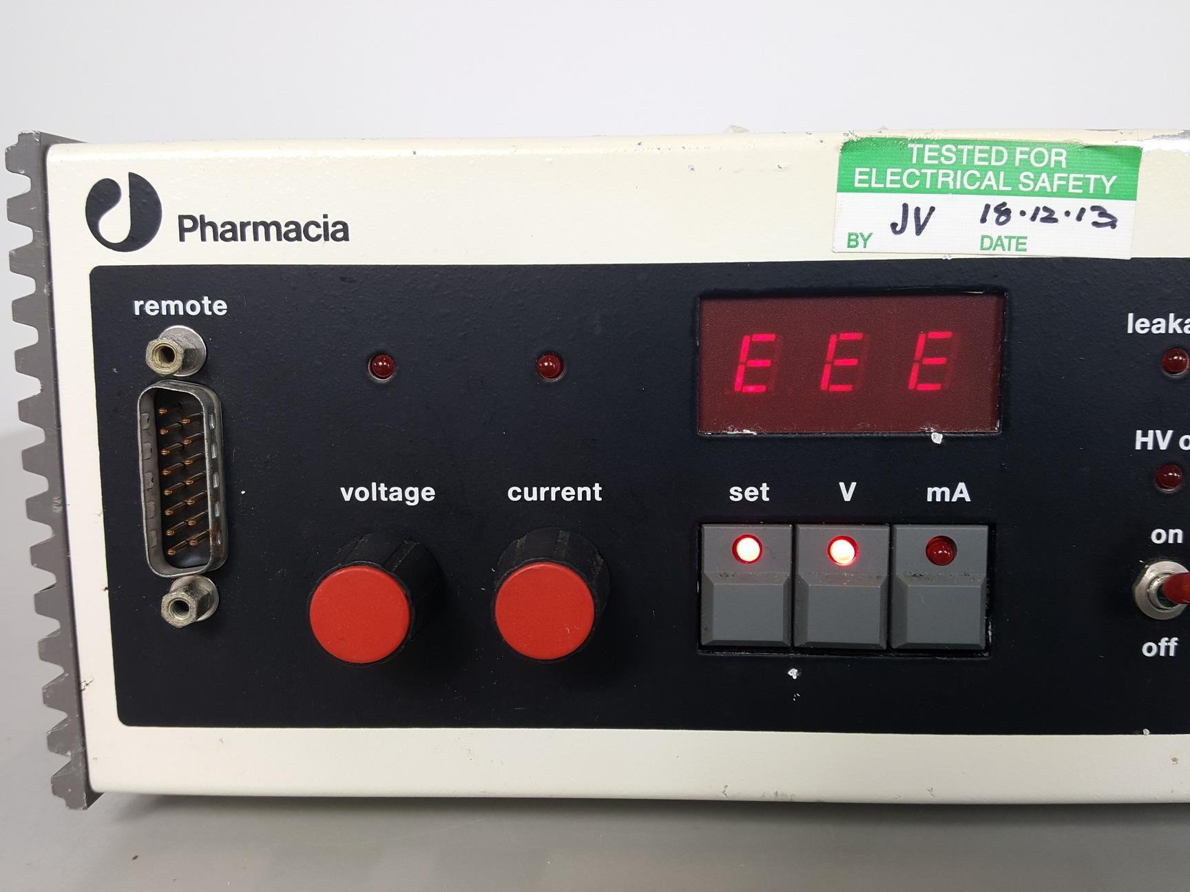 Image of Pharmacia LKB EPS 500/400 Electrophoresis Power Supply Lab Spares or Repairs
