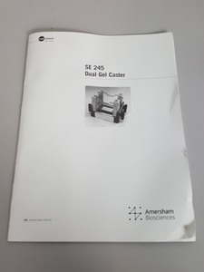 Thumbnail image of Hoefer Duel Gel Caster SE245 with Manual for Gel Electrophoresis System Lab