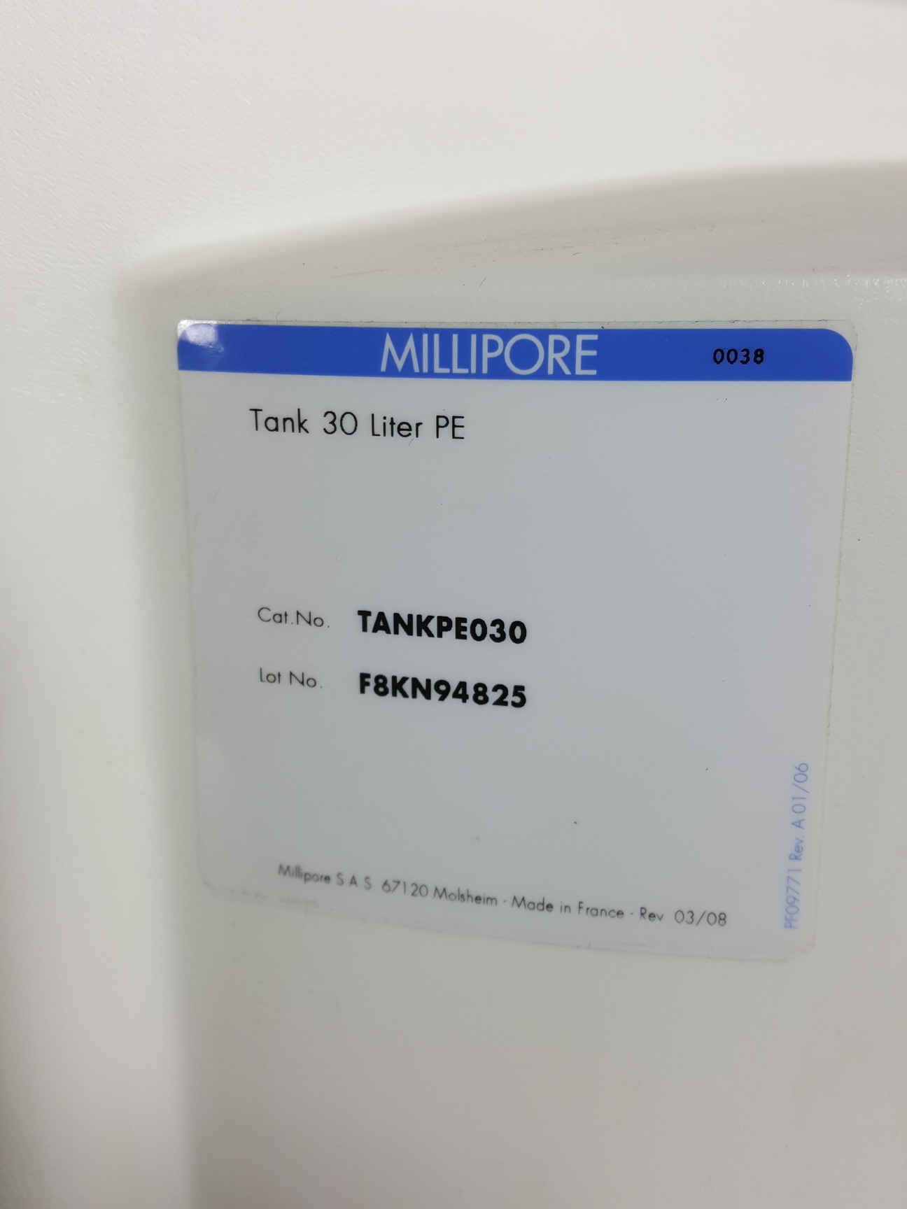 Image of Millipore Elix 3 Water Purification System & Millipore 30L Tank Lab
