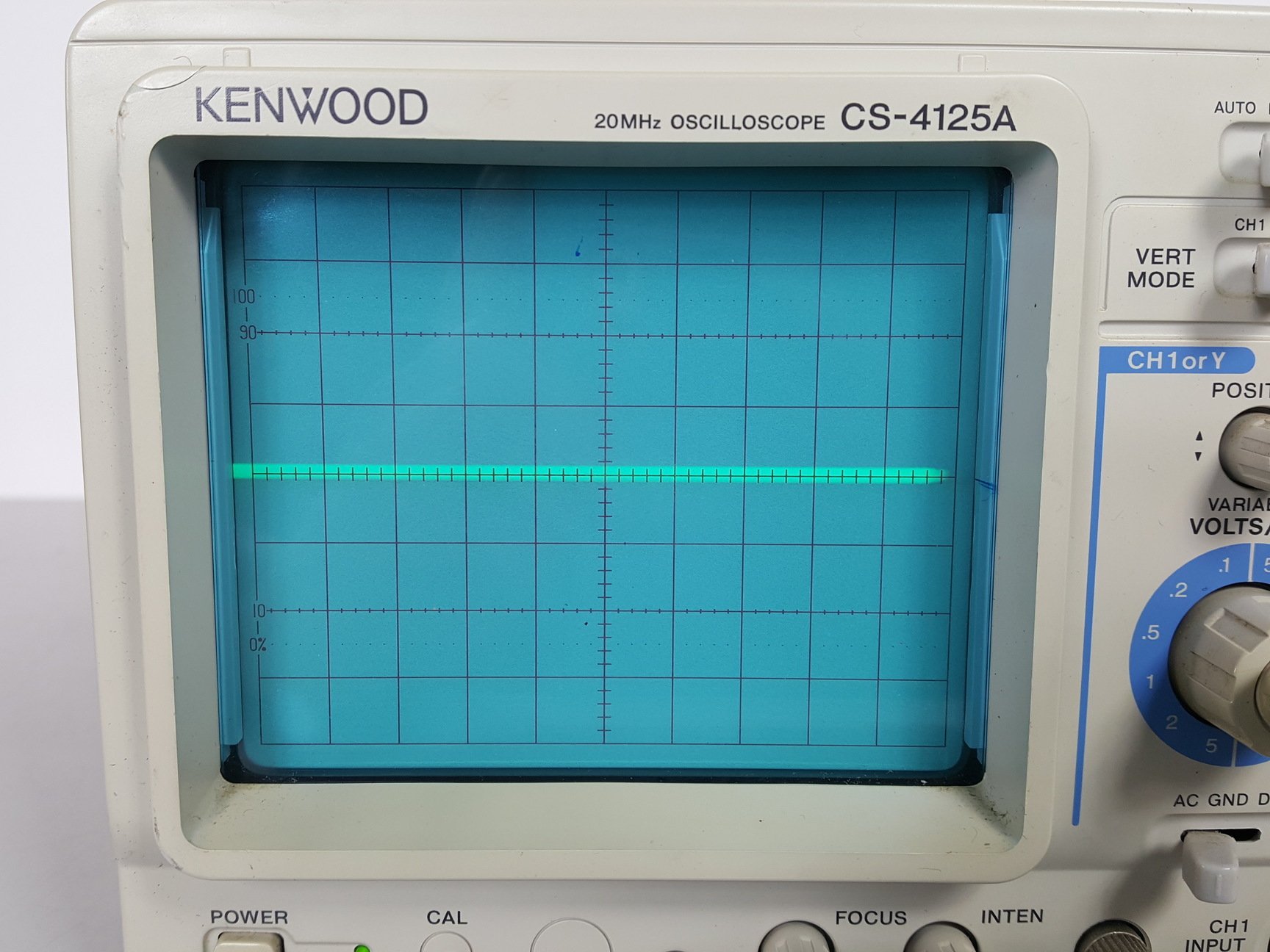 Image of Kenwood 20MHz Oscilloscope Model - CS-4125A Lab