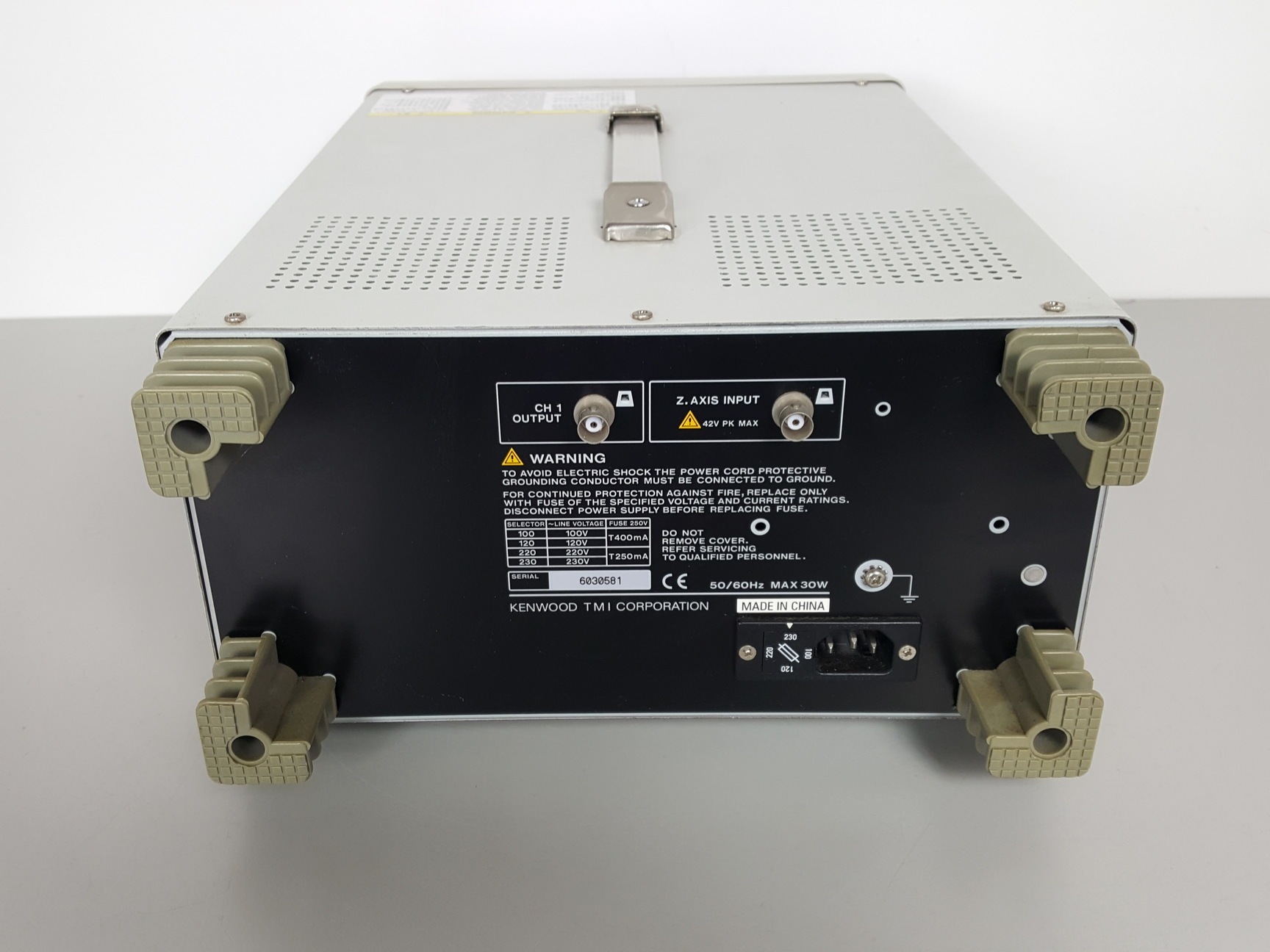 Image of Kenwood 20MHz Oscilloscope Model - CS-4125A Lab