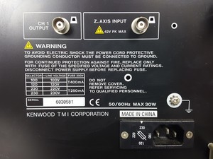 Thumbnail image of Kenwood 20MHz Oscilloscope Model - CS-4125A Lab