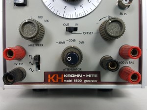 Thumbnail image of Krohn - Hite Model 5600 Signal Generator Lab