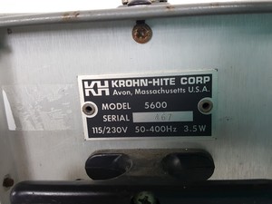 Thumbnail image of Krohn - Hite Model 5600 Signal Generator Lab