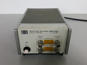 Thumbnail image of HP Hewlett Packard 8447A OPT 001 Dual Amplifier Lab
