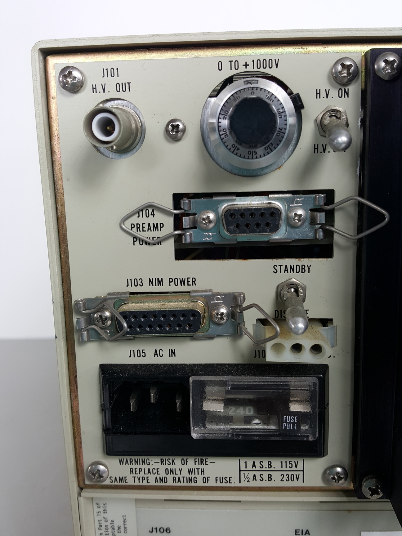 Image of Canberra Series 20 Oscilloscope Model - 2802 Lab Spares or Repairs