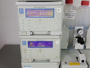 Thumbnail image of DIONEX IC HPLC System - GP40-1, PC 10, CD20-1, LC10-2 + Software & Dongle Lab