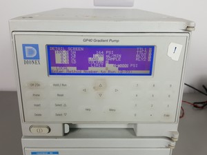 Thumbnail image of DIONEX IC HPLC System - GP40-1, PC 10, CD20-1, LC10-2 + Software & Dongle Lab