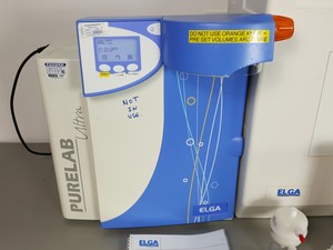 Thumbnail image of ELGA PURELAB ULTRA Water Purification system & ELGA 75L Reservoir w/ Accessories