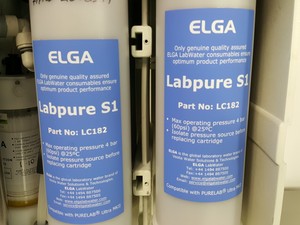 Thumbnail image of ELGA PURELAB ULTRA Water Purification system & ELGA 75L Reservoir w/ Accessories