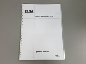 Thumbnail image of ELGA PURELAB PRIMA Water Purifier Purification System & ELGA 75L Reservoir Lab