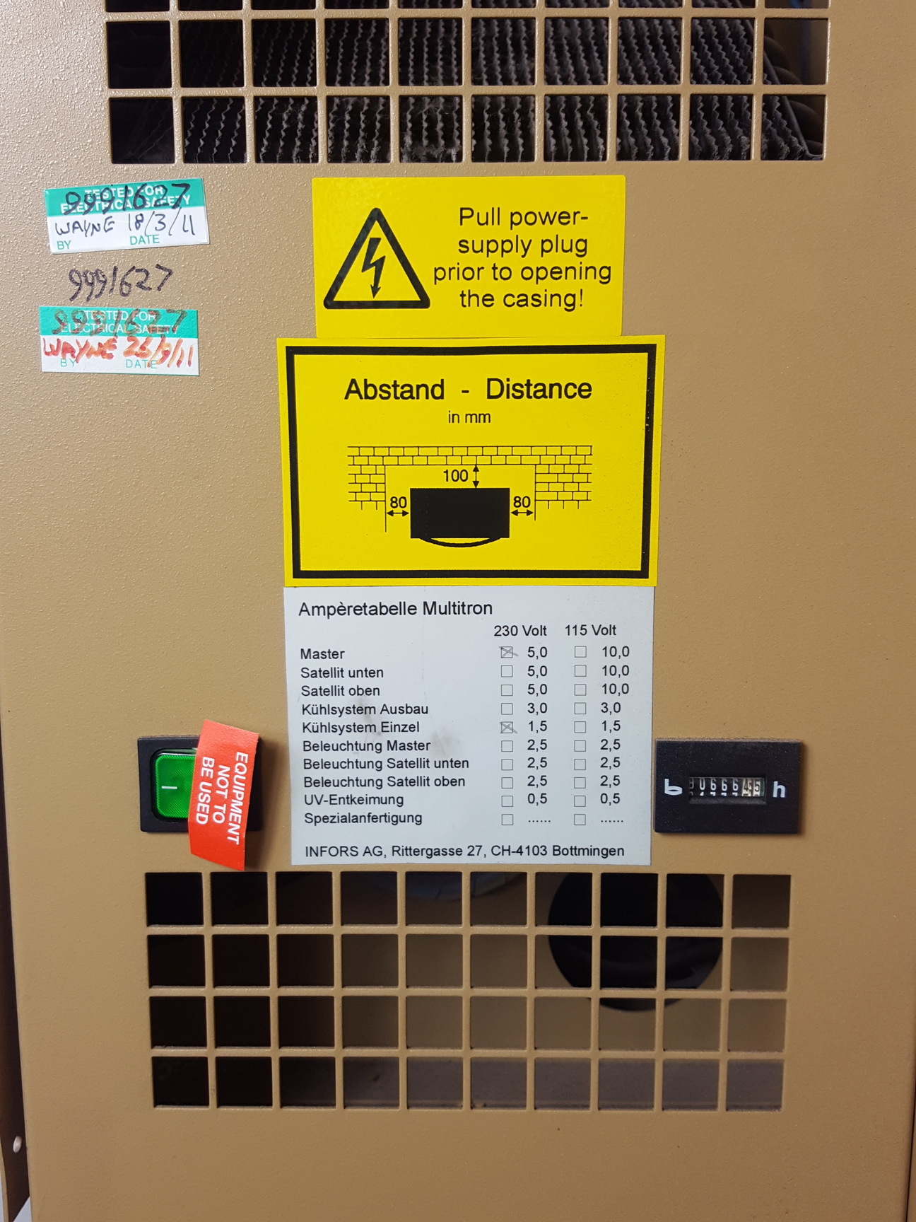 Image of Infors HT AJ 120 Multitron Double Stack Incubator Shaker Lab Spares/Repairs