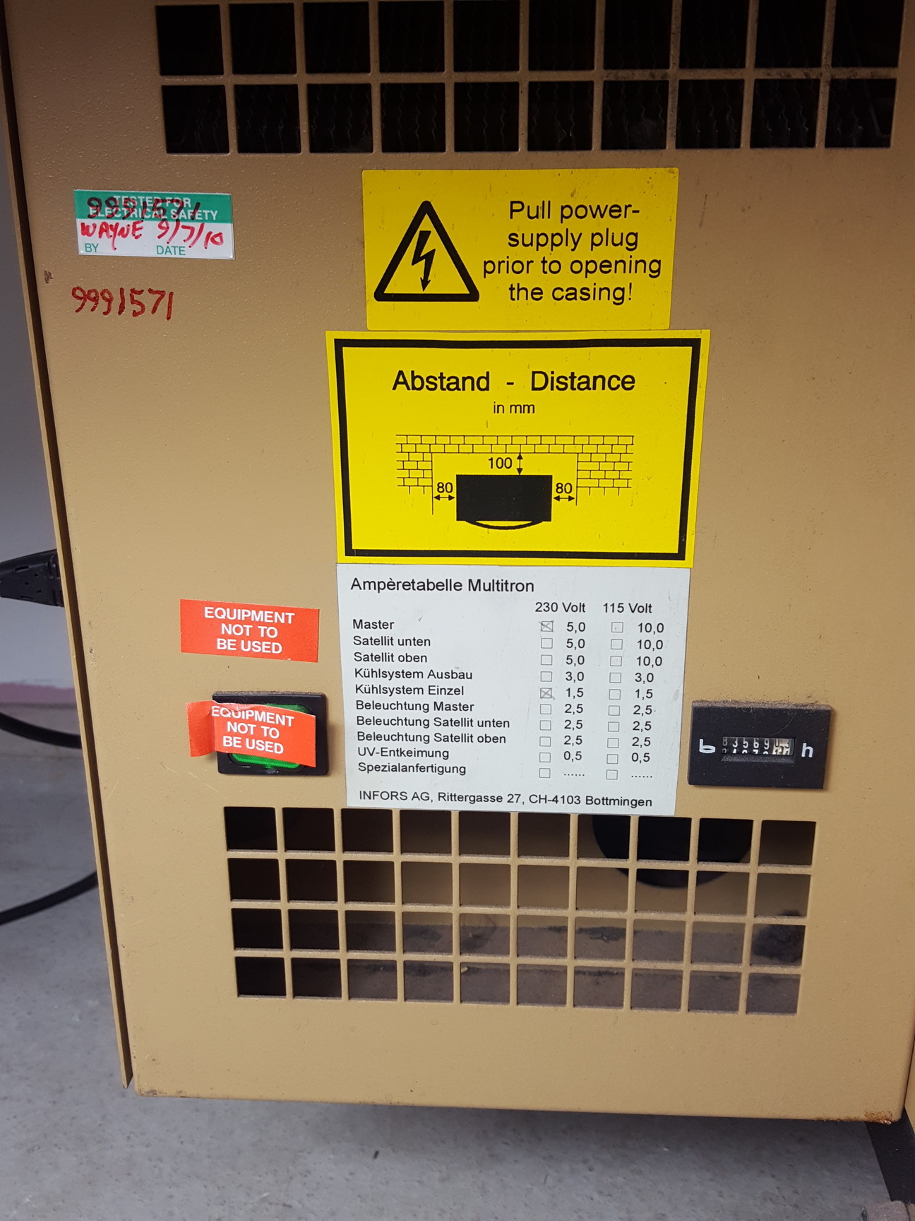 Image of Infors HT AJ 120 Multitron Double Stack Incubator Shaker Lab Spares/Repairs