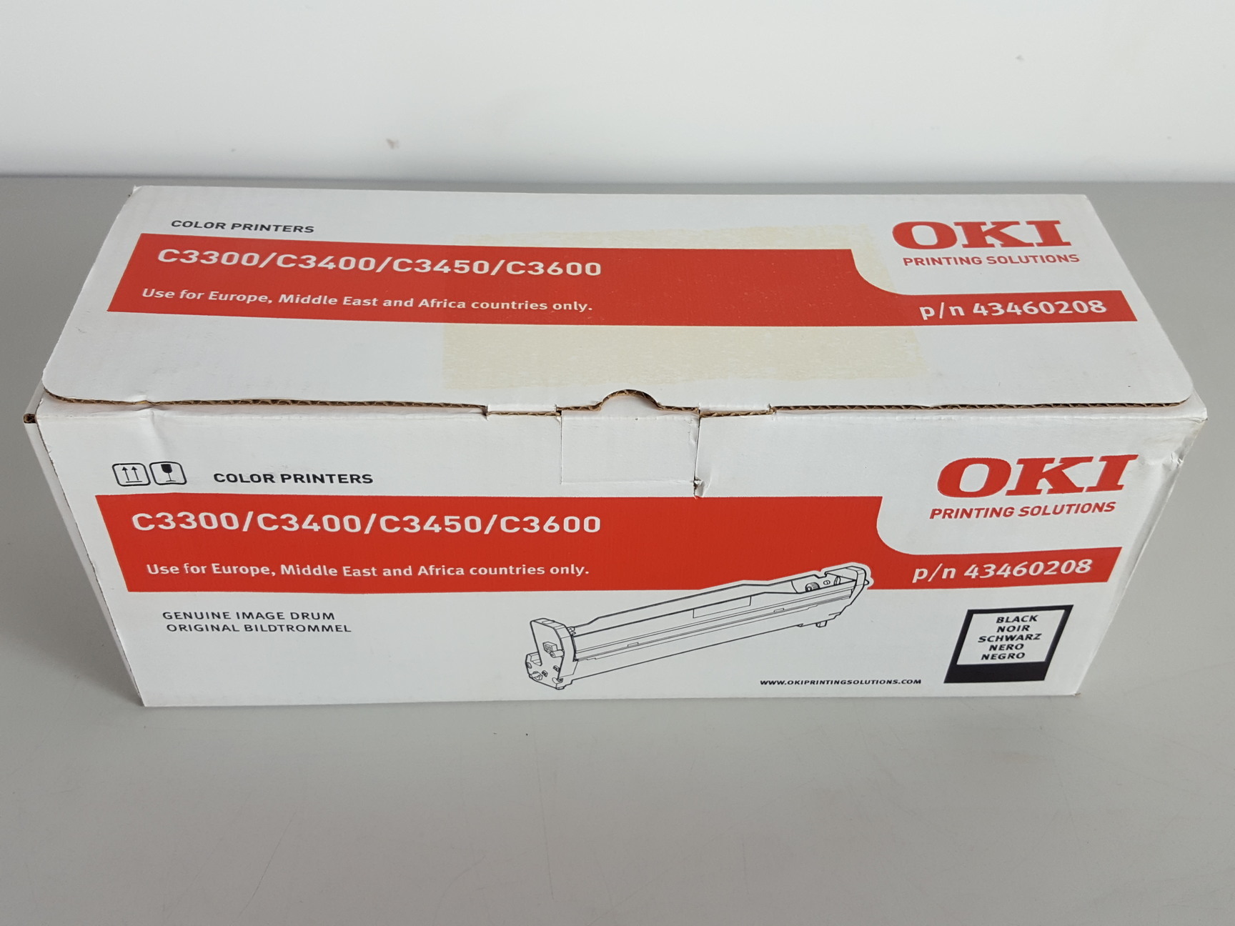 Image of OKI Ink Toner Cartridge Black Image Drum C3300/C3400/C3450/3600 Printer 43460208