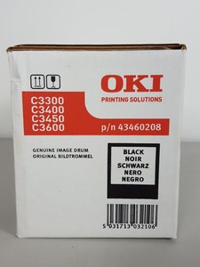 Thumbnail image of OKI Ink Toner Cartridge Black Image Drum C3300/C3400/C3450/3600 Printer 43460208