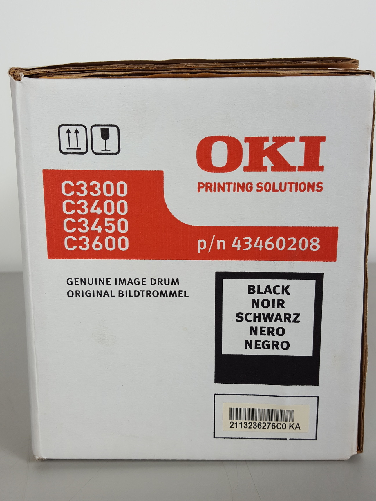 Image of OKI Ink Toner Cartridge Black Image Drum C3300/C3400/C3450/3600 Printer 43460208