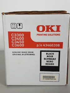 Thumbnail image of OKI Ink Toner Cartridge Black Image Drum C3300/C3400/C3450/3600 Printer 43460208