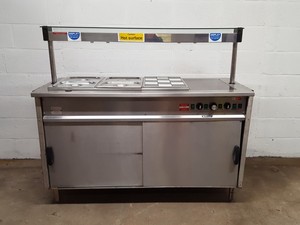 Thumbnail image of Commercial Catering C Shaped Servery Unit - Hotplate, Bain Marie, Salad Bar Cafe