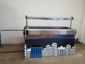 Thumbnail image of Commercial Catering C Shaped Servery Unit - Hotplate, Bain Marie, Salad Bar Cafe