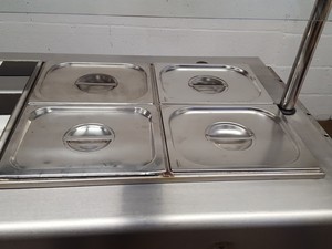 Thumbnail image of Commercial Catering C Shaped Servery Unit - Hotplate, Bain Marie, Salad Bar Cafe