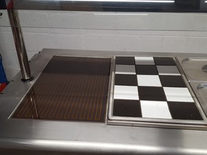 Thumbnail image of Commercial Catering C Shaped Servery Unit - Hotplate, Bain Marie, Salad Bar Cafe