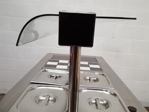 Thumbnail image of Commercial Catering C Shaped Servery Unit - Hotplate, Bain Marie, Salad Bar Cafe