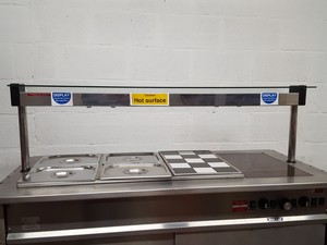 Thumbnail image of Commercial Catering C Shaped Servery Unit - Hotplate, Bain Marie, Salad Bar Cafe