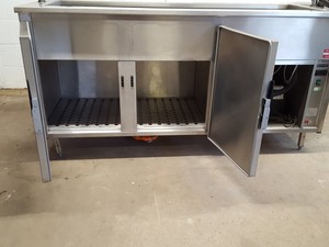Thumbnail image of Commercial Catering C Shaped Servery Unit - Hotplate, Bain Marie, Salad Bar Cafe