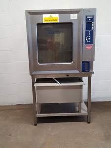 Thumbnail image of Hobart Commercial Catering Combi-Oven Model CSDUC1012LAE-KK w/ Stand Oven