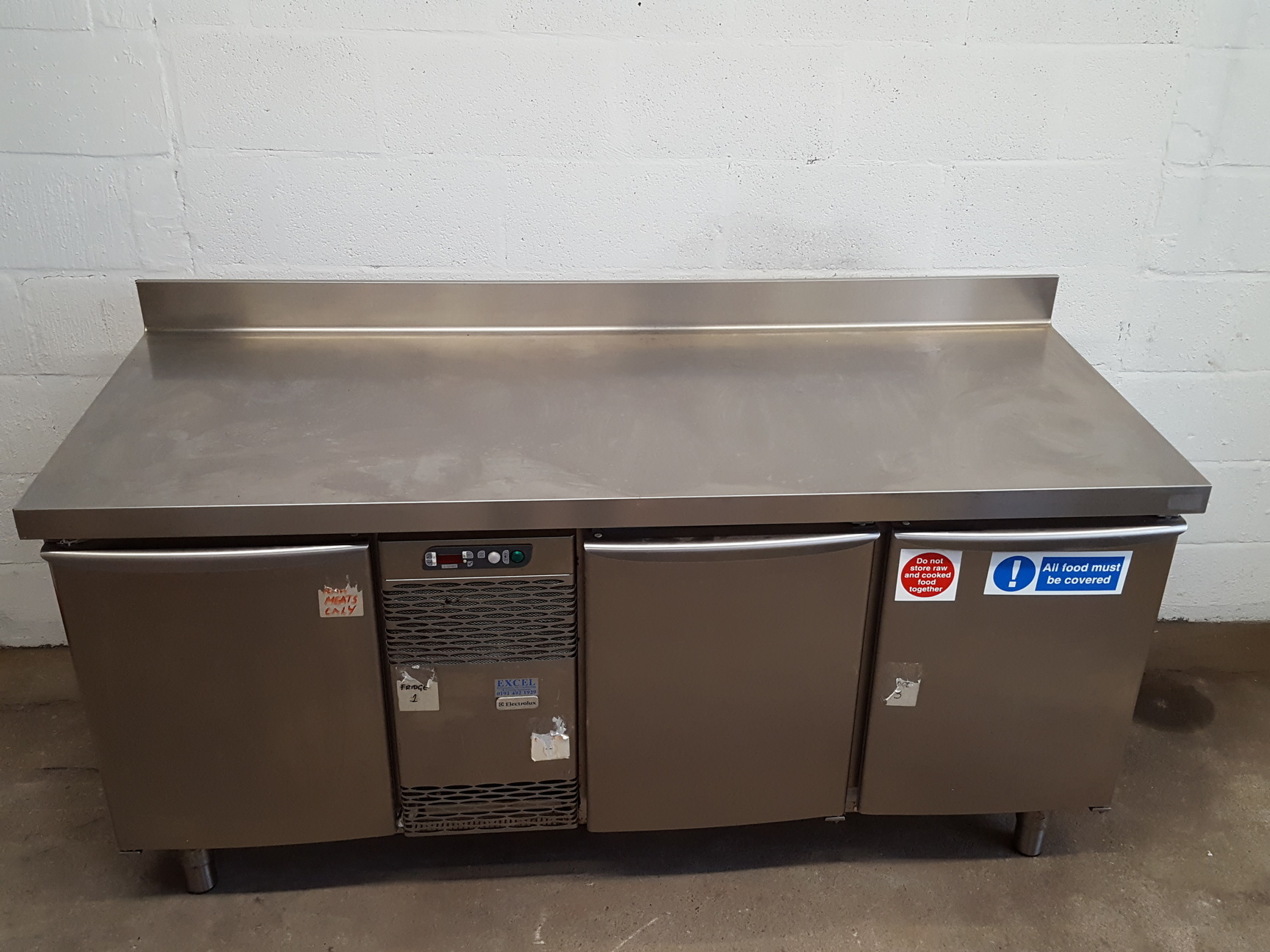 Image of Electrolux Commercial Catering Counter Triple Refrigerator Fridge Spares Repair