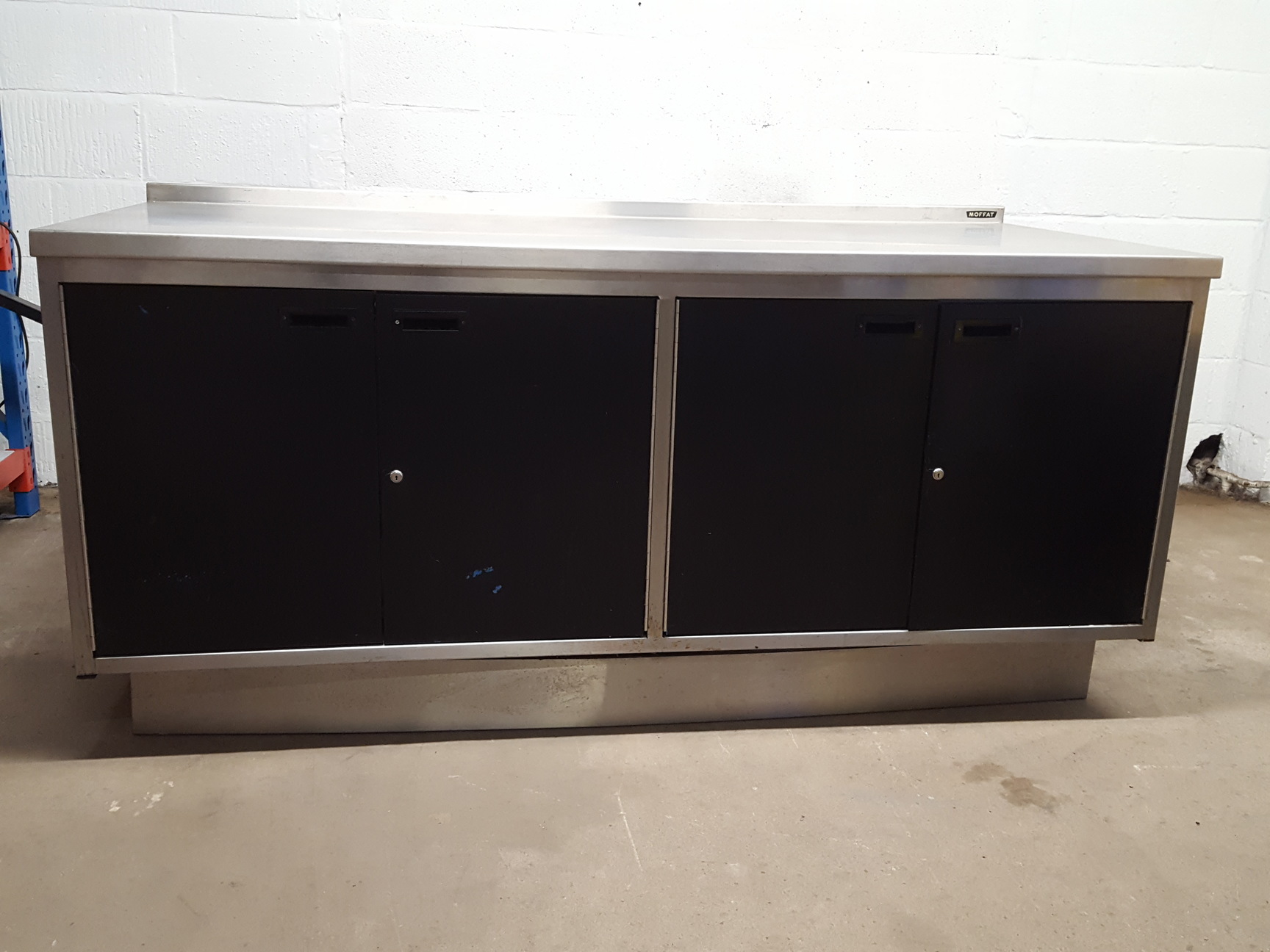 Image of Moffat Commercial Catering Kitchen Preparation Workstation/ Table / Cupboard