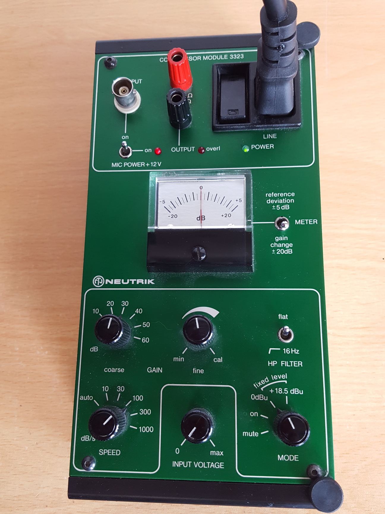 Image of Neutrik AG Audio Analyzer Compressor Module 3323 Lab