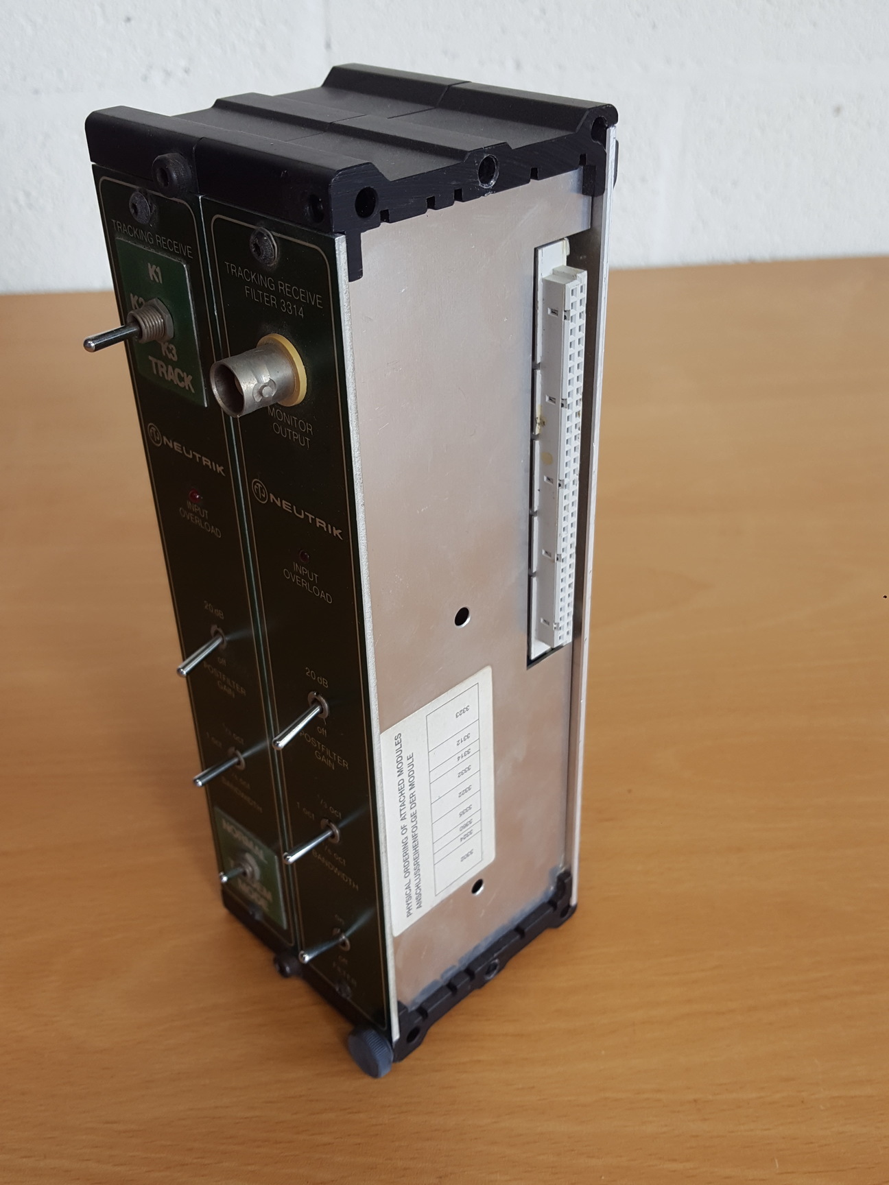Image of Neutrik AG Audio Analyzer Track Receive Filler Module 3314