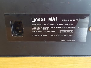 Thumbnail image of Lindos MA1 Mains Adaptor 200-250V for Audio Analyser MK 2B Lab