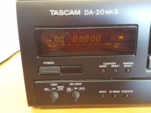 Thumbnail image of Tascam DA-20 MKII DAT Recorder Deck Digital Audio Tape Deck Rack Mount